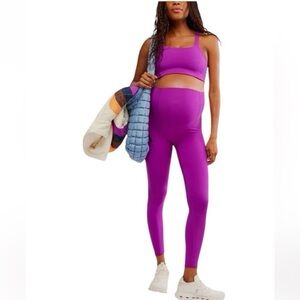 FP Movement x Hatch Never Better Leggings Berry Sizes S, M & L $108 Retail NWT